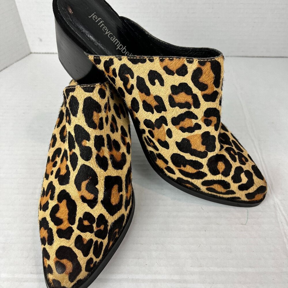 Women's Jeffrey Campbell Animal print Mule Size US 8.5